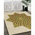 thumbnail image 3 of Ahgly Company Machine Washable Indoor Rectangle Transitional Khaki Gold Area Rugs, 2' x 5', 3 of 7