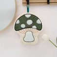 thumbnail image 1 of 1 toalla de mano con forma de seta, microfibra suave, patrón geométrico, estilo moderno, solo lavado a mano, adecuada for decoración navideña, adornos navideños, 1 of 2