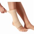 thumbnail image 1 of wonima11 2 Pack Ankle Brace Compression Sleeve, Ankle Wrap & Ankle Support for Women & Men, Ankle Compression Sock for Sprain, Swelling, Plantar Fasciitis, Tobillera (M Nude), 1 of 1