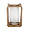 thumbnail image 1 of Sagebrook Home Ouragan en Bois de 12 Po avec Corde, Naturel, 1 of 2