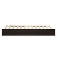 thumbnail image 3 of AFI Twin-XL Roll Out Wood Trundle Bed Frame with Wooden Slat Supports, Espresso, 3 of 7