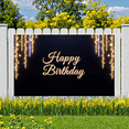 thumbnail image 6 of Golden Sparkle Birthday Banner Happy Birthday Festive Decoration Elegant Design for Birthday Party Indoor Celebration Event Decoration, 6 of 8