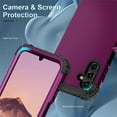 thumbnail image 5 of JTCASES for Samsung GalaXxy A15 Case, Drop Resistant Corners, Wireless Charging, Heavy Duty Shockproof Hybrid Hard PC Bumper, Camera Protection, Skin-feel Anti-scratch Tough Cover, Purple, 5 of 7