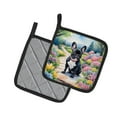 thumbnail image 2 of French Bulldog Spring Path Pair of Pot Holders, 2 of 5