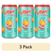 (3 pack) Alani Nu Sugar Free Energy Drink Mini, Juicy Peach, 8.4 fl oz, Can, 100mg Caffeine