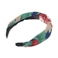 thumbnail image 5 of Unique Bargains 1 Pc Fashion Impatiens Pattern Headbands for Women Navy Blue, 5 of 6
