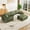 Green, variant on Aukfa 109" Modular Cloud Sectional Sofa with L-Shape Chaise, Corduroy Upholstered Deep Seat Couch, Left Facing Chaise, No Assembly Boneless Sofa for Living Room/Bedroom/Apartment, Green