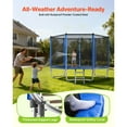 thumbnail image 5 of KFFKFF 10FT Outdoor Trampoline with Safety Enclosure, ASTM Certified, Durable Design, 330 lbs Weight Limit, Rust-Resistant Recreational Trampoline for Backyard Fun for Kids and Adults, 5 of 9