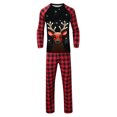thumbnail image 5 of SUXIAN Family Christmas Pajamas Long Sleeve T Shirt and Pants Holiday Dad Pajamas Men, 5 of 6