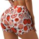 thumbnail image 1 of Balery Hand Drawn Tomatoes Pantalones cortos de entrenamiento estampados para mujer, sin costuras, ajustados, para gimnasio, yoga, correr, deportes, ejercicio activo, fitness.-Medium, 1 of 8
