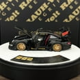 thumbnail image 3 of PGM 1:64 RWB 993 Sopranos Fully Opened Diecast Model Car -HEC Special Edition 2025- Black, 3 of 6