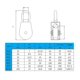 thumbnail image 4 of Bloque de polea simple, cable de acero inoxidable 304, cable colgante, grúa de elevación, gancho giratorio de 360°, cable colgante, rueda de remolque, 4 of 6