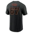 thumbnail image 3 of Men's Nike Keaton Winn Black San Francisco Giants Fuse Name & Number T-Shirt, 3 of 3
