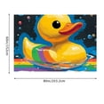thumbnail image 3 of RKSupls Tapestry Wall Hanging Art, Yellow Rubber Duck Rainbow Float Tapestry Decoration for Daily Bedroom, Dorm, Living Room, Apartment Hallway Home Decor, 3 of 5