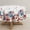 White, variant on 4th of July Tablecloth 70×70 Inch Round, Patriotic Star Flowers Rose Hydrangea Independence Day Memorial Day Washable Seasonal Table Cover for Party Picnic Dinner Decor