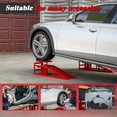 thumbnail image 4 of Mescukay 2 Pack Hydraulic Car Ramps, 6600lbs 3T Low Profile Auto Car Truck Vehicle Service Ramps Lift for Garage Car Repair, 4 of 6