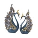 thumbnail image 4 of 2 figuras de cisne con forma de cisne, colección decorativa para oficina, escritorio de oficina en casa. azul, 4 of 9