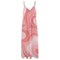 thumbnail image 6 of Pink Abstract Wavy Background Design Sleeveless Dress Dresses Women Summer Women's Summer Clothing, 6 of 9