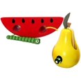 thumbnail image 1 of Juguete con cordones Cordones de madera Juguetes para enhebrar frutas Bloques de madera Juego de rompecabezas Aprendizaje temprano Habilidades motoras finas Juguete Montessori Regalo para bebés y, 1 of 8