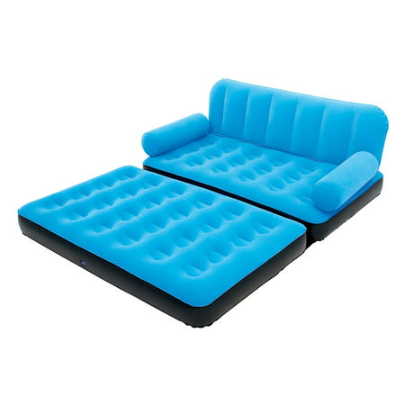 Bestway Multi Max Inflatable Air Couch or Double Bed with AC Air Pump, (Best Way To Last Longer In Bed)