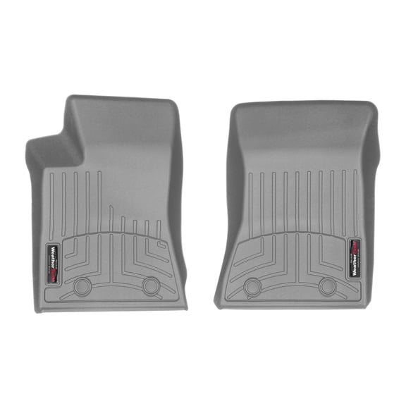 WeatherTech Custom Fit FloorLiners compatible with 2005-2011 Cadillac STS - 1st Row (Driver & Passenger), Grey