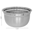 thumbnail image 3 of IH Casa Decor  Stainless Steel German Mixing Bowl 11.75", 3 of 3