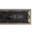 thumbnail image 4 of Hunter - Gablecrest 2-light French Oak, Large Sconce Light, Dimmable, Transitional Style, for Bedrooms, Dining, Living Rooms - 19946, 4 of 7
