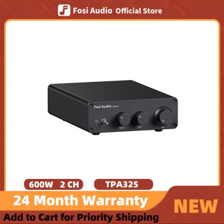 Fosi Audio ZA3 Home Stereo Mini Amplifier for Pair Speakers with