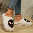 thumbnail image 6 of BERANMEY Halloween Slippers for Women Perfect Soft Plush Comfy Warm Slip-On Cute Womens Slippers Indoor Fluffy House Slippers for Women and Men Non-slip Fuzzy Flat Slides, 6 of 6