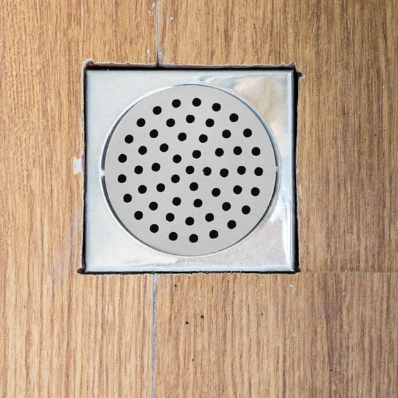 HOMEMAXS Bathtub Sink Drain Hair Catcher 6.00X6.00X0.10CM Silver