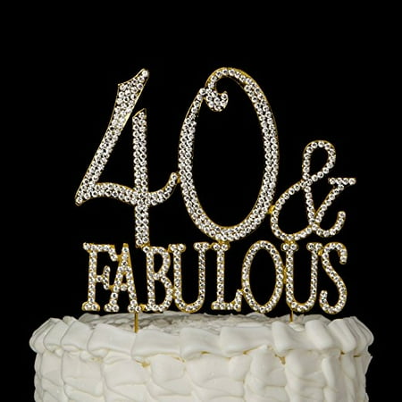 40 fabulous cake topper
