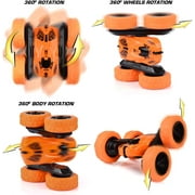 Abco Tech Remote Control Car | RC Stunt Car Double Sided | Rotating Racing Car 360° Flip | 2.4 GHz Remote Control