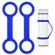thumbnail image 1 of Correa de transporte para botella de agua Uxcell [2PCS] - Convierte cualquier taza en portátil - [Azul - Silicona - 9.52IN] Accesorios esenciales para botellas al aire libre, 1 of 1