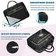 thumbnail image 4 of Bolsa impermeable para portátil RAINSMORE de 17,3 pulgadas para mujer, color negro, 4 of 8