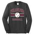 thumbnail image 2 of Wild Bobby City of Philadelphia Baseball Fantasy Fan Sports Men's Long Sleeve T-Shirt, Charcoal, Medium, 2 of 6