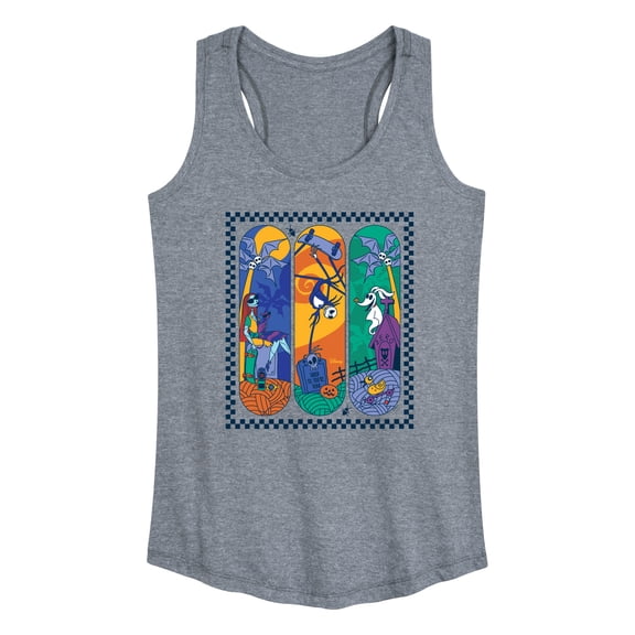 The Nightmare Before Christmas - Summer Skateboards - Women's Racerback Graphic Tank