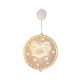 thumbnail image 1 of Christmas Window Lights Decorations Led Christmas Light for Windows Outdoor Indoor Decorations Hanging 3D Lights for Wall Pathway Patio Bedroom Decor Warm White (No Battery), 1 of 11