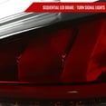 thumbnail image 3 of LED TAIL LIGHTS- BLACK HOUSING- CLEAR LENS WITH RED LIGHT BAR Made for and Compatible with 10-16 HYUNDAI GENESIS, 3 of 10