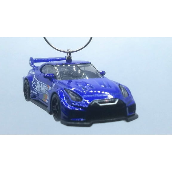 Christmas Ornament for Nissan 35GT-RR Ver 2 Blue/White Decal
