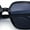 Black Grey - Black, variant on Womens 90s Rectangle Butterfly Designer Style Plastic Fashion Sunglasses Black Beige - Smoke