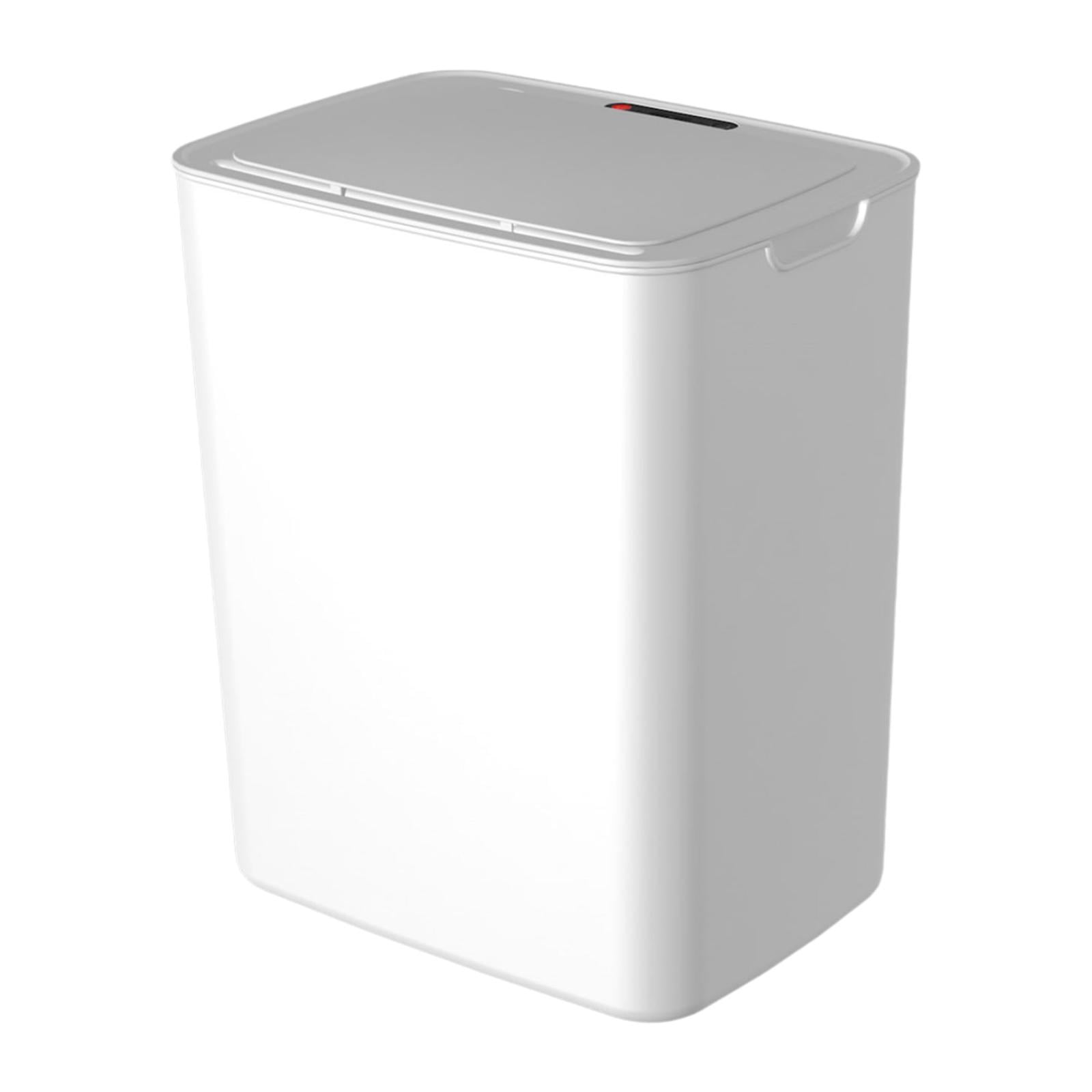 Fancyes Intelligent Trash Can Smart Trash Can Large Capacity Space Saving Household Trash Can Garbage Bin for Bathroom Cabinet Office