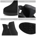 thumbnail image 3 of Botas DREAM PAIRS Z0EY-2 para mujer negras con tacón de 9 cm en el tobillo, 3 of 6