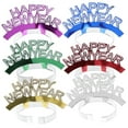 thumbnail image 5 of unbranded 6 Pcs New Year Party Hair Hoops Stage Supplies Colorful Headbands Child 18X18CM, 5 of 8