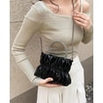 thumbnail image 4 of Kukuzhu Women Small Handbags Chic Pleat Chain Shoulder Bag Casual Crossbody Bag, 4 of 6