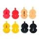 thumbnail image 1 of 8pcs goma violín práctica mudo estilo redondo violín mudo práctica violín silenciador Abanopi Silenciar violín, 1 of 7