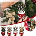thumbnail image 4 of Adornos para árbol de Navidad, materiales de alta calidad, colgante para árbol de Navidad, feliz año del perro, decoración navideña, 4 of 4