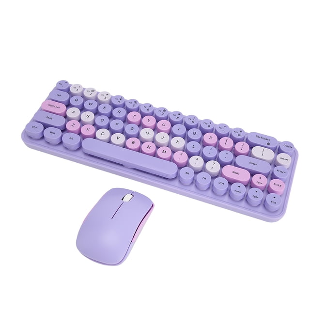 Keyboard and Mouse Combo, Ergonomic Full Size Typewriter Keyboard with Mouse, Computer Keyboard and Mouse Set for