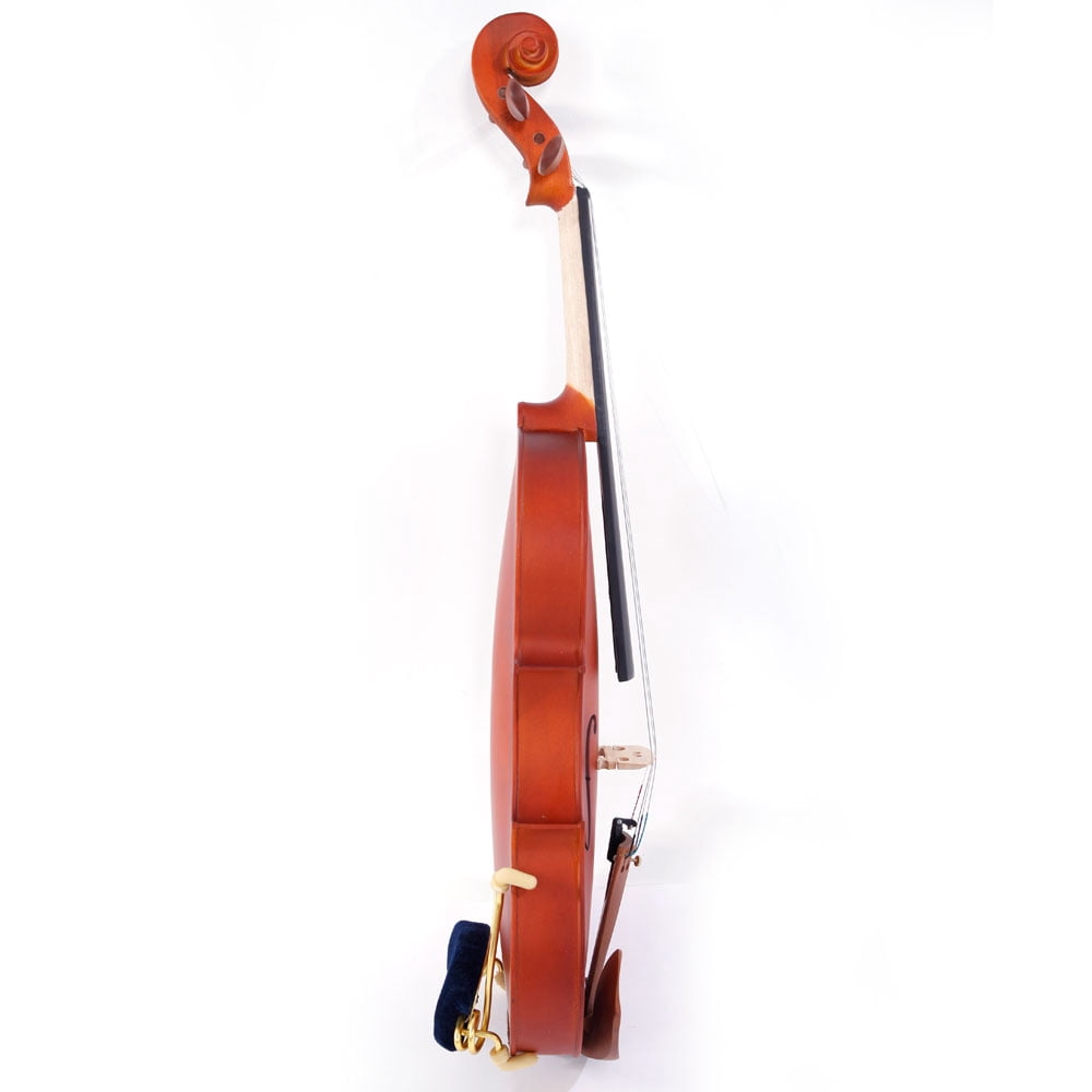 New 4/4 Acoustic Violin for Kids Boys Girls, Solid Wood Violin Acoustic Starter Kit with Violin Fiddle Case, Bow, Rosin, Brown Violin Outfit Set for Beginners Students Child