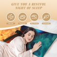 thumbnail image 6 of Naloa Vibrant Rainbow Butterfly A Body Pillow Cover, Pillowcases with Hidden Zipper Breathable Long Pillow Case (Pillows are not included,20x54 inch), 6 of 7