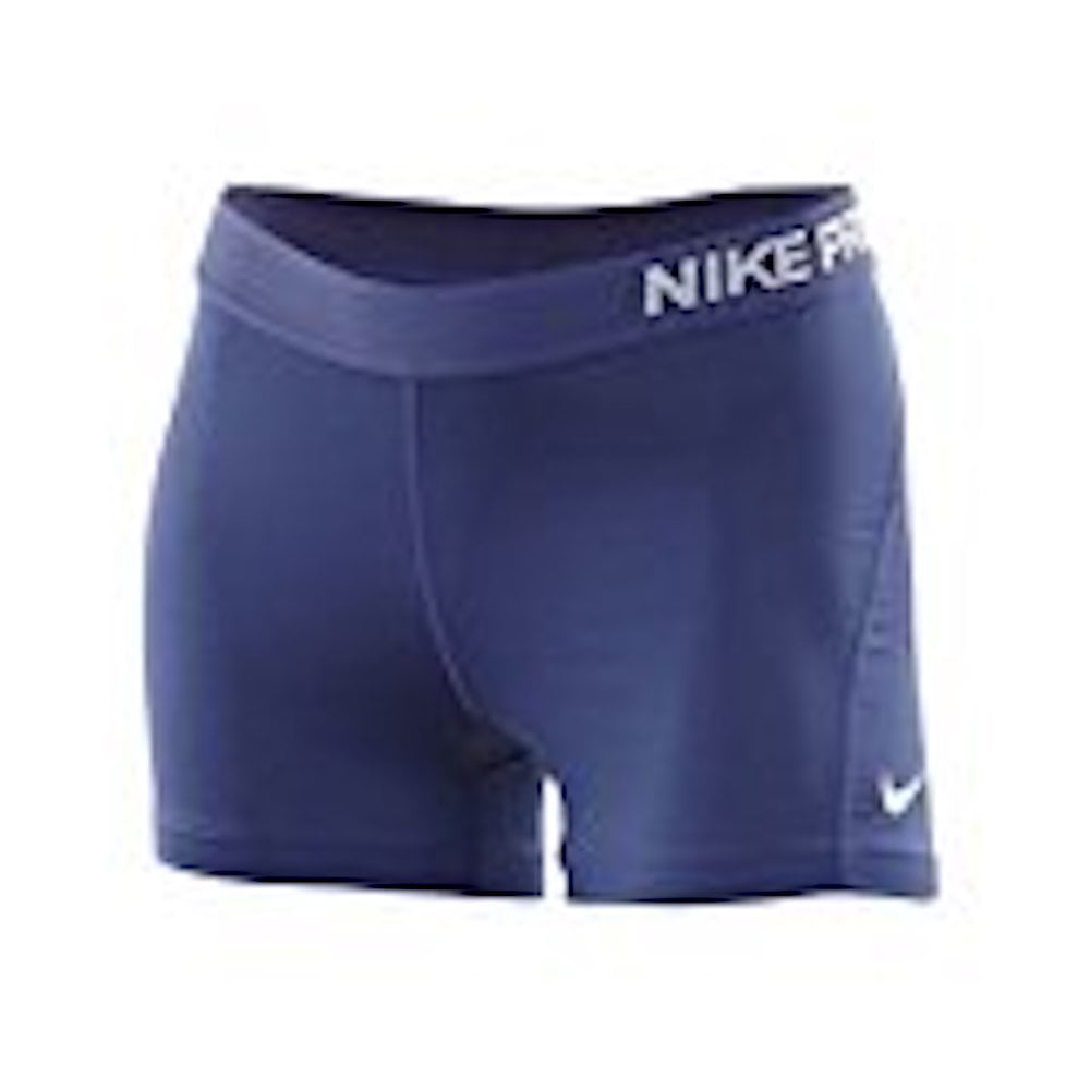 Tomar conciencia parque Peaje Nike Pro 3"Purple Dusk/White Women's Compression Shorts Size S - Walmart.com